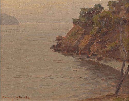 Study Of Castle Point Tiburon by Granville Redmond