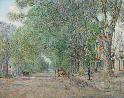 The Easthampton Elms In May by Childe Hassam