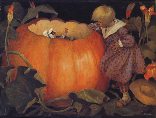 The Little Mother Goose 1918 Peter Peter Pumpkin Eater by Jessie Willcox Smith