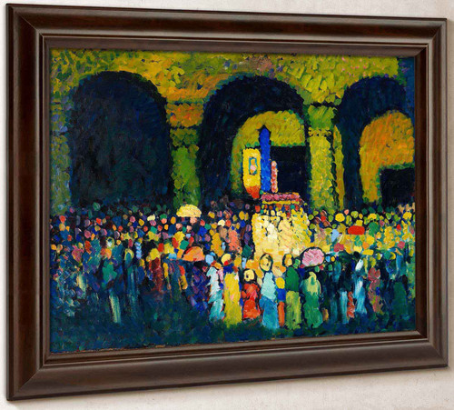 The Ludwigskirche In Munich 1908 by Wassily Kandinsky