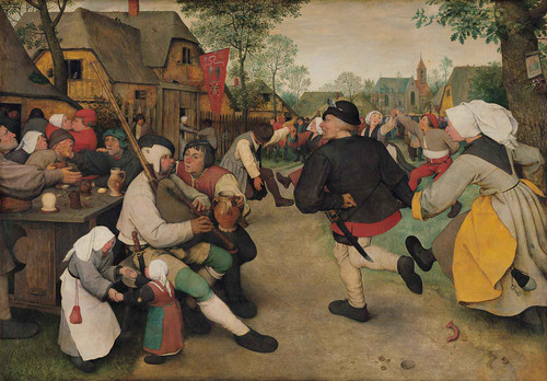 The Peasant Dance by Pieter Bruegel The Elder