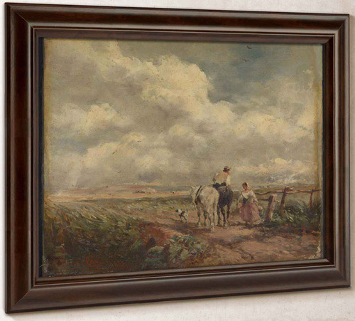 The Road Across The Common by David Cox