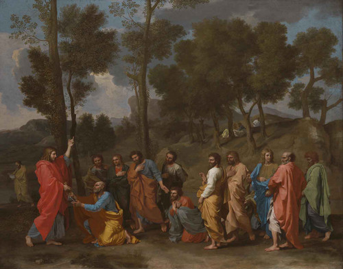 The Sacrament Of Ordination (Christ Presenting The Keys To Saint Peter) by Nicholas Poussin The Sacrament Of Ordination (Christ Presenting The Keys To Saint Peter) by Nicholas Poussin