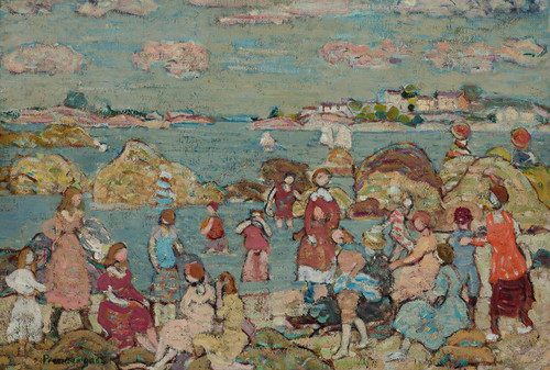 The Seashore by Maurice Brazil Prendergast