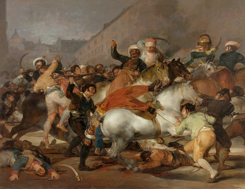 The Second Of May 1808 Or The Charge Of The Mamelukes by Francisco De Goya