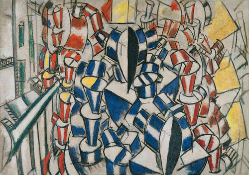 The Staircase (Second State) 1914 by Fernand Leger