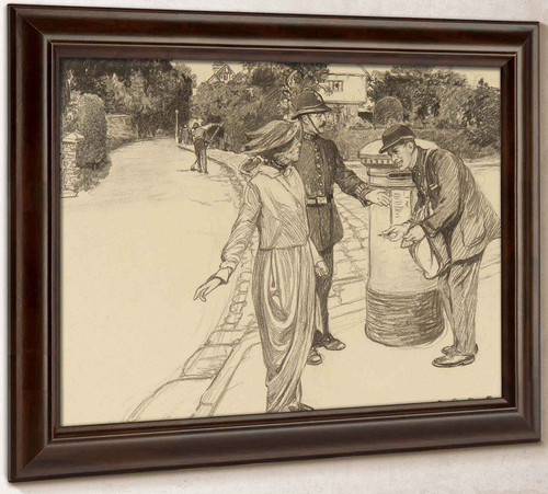 The Suspected Suffragette by Elizabeth Shippen Green