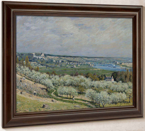 The Terrace At Saint Germain Spring by Alfred Sisley