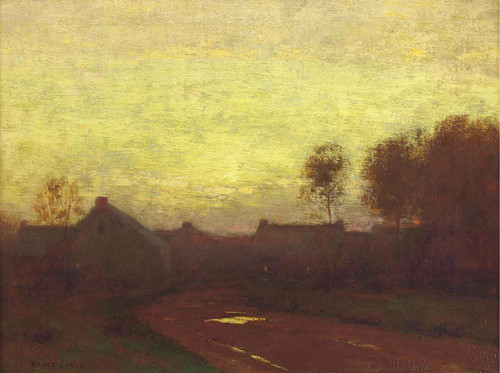 The Twilight Hour (Edge Of The Village) by Bruce Crane