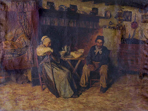 Thinking Of The Absent Ones by Henry Mosler