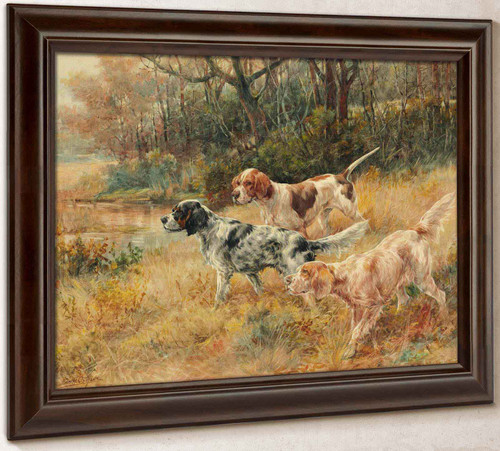 Three Pointers In A Field by Edmund Henry Osthaus