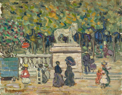 Tuileries Garden (In The Tuileries Gardens) by Maurice Brazil Prendergast