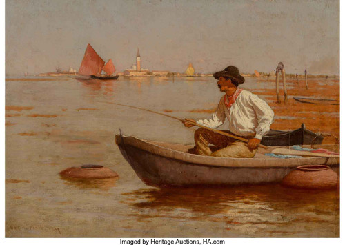 Venice Fisherman by Walter Blackman