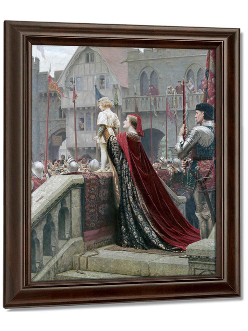 A Little Prince Likely In Time To Bless A Royal Throne by Edmund Blair Leighton