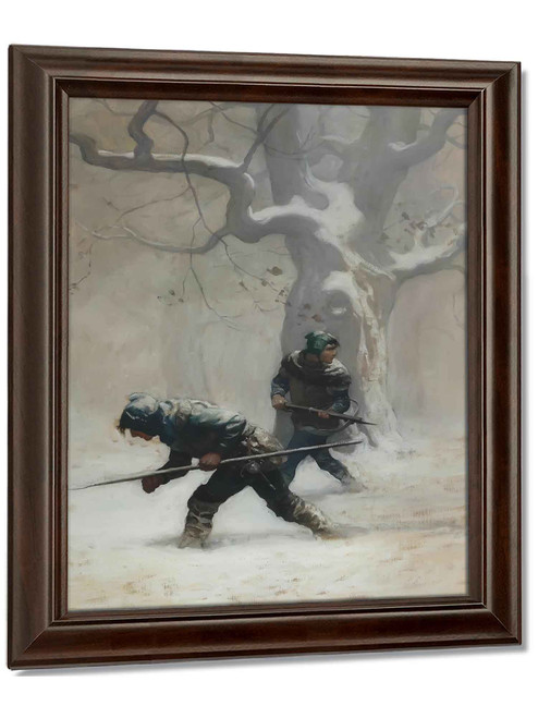 And Lawless Keeping In Fron Of His Companion by Nc Wyeth