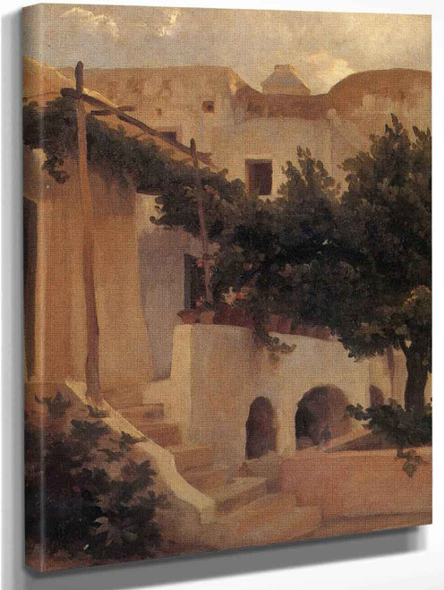 Garden Of A House At Capri By Sir Frederic Lord Leighton