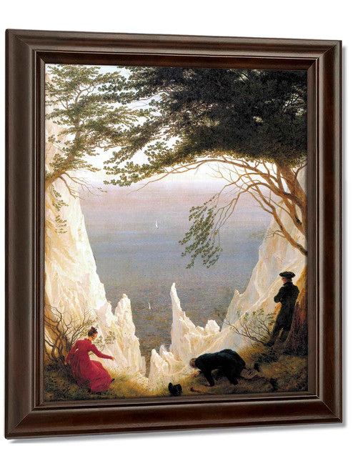 Chalk Cliffs At Ruegen by Caspar David Friedrich