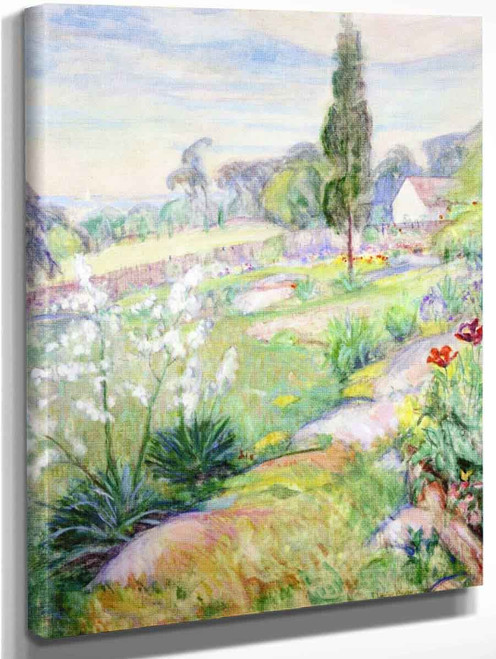 Garden On The Ledge By Lucien Abrams By Lucien Abrams