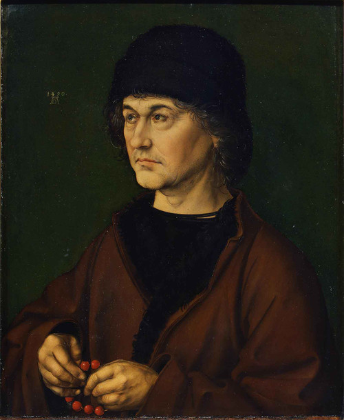 Dürers Father Albrecht Dürer The Elder by Albrecht Durer