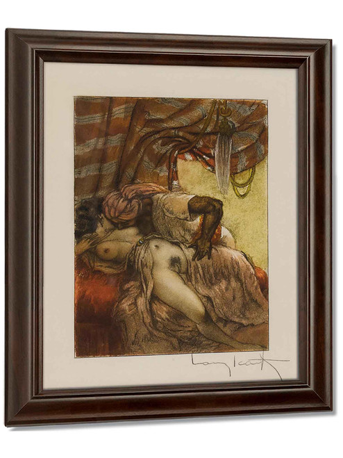 Erotic Sceneb by Louis Icart Erotic Sceneb by Louis Icart