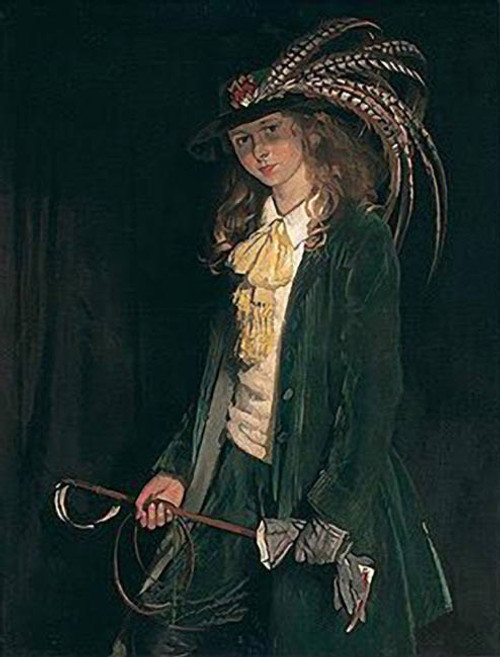 Gardenia St George With Riding Crop By Sir William Orpen By Sir William Orpen