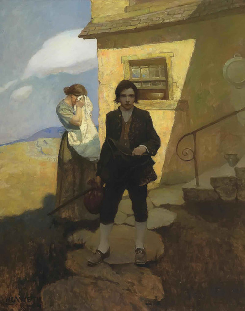 I Said Goodbye To Mother And The Cove by Nc Wyeth
