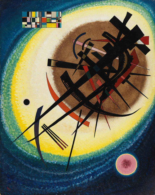 In The Bright Oval 1925 by Wassily Kandinsky