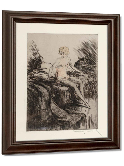 Lingenue Libertine 1926b by Louis Icart