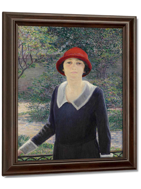 On A Balcony Charleston South Carolina by Lilla Cabot Perry