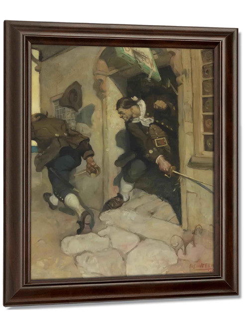 One Last Tremendous Cut by Nc Wyeth