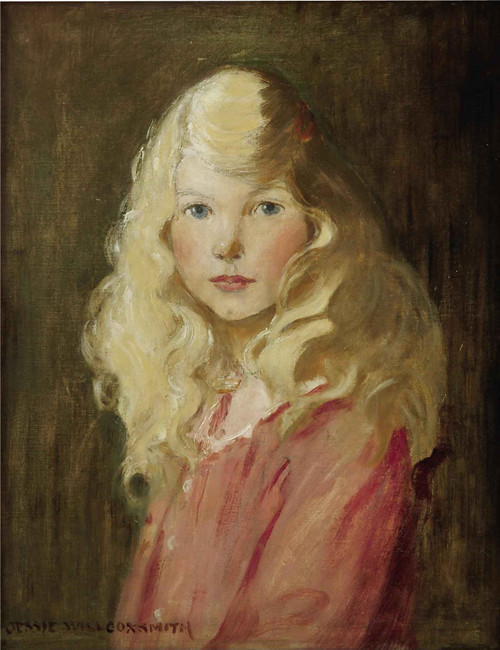 Portrait Of A Girl by Jessie Willcox Smith