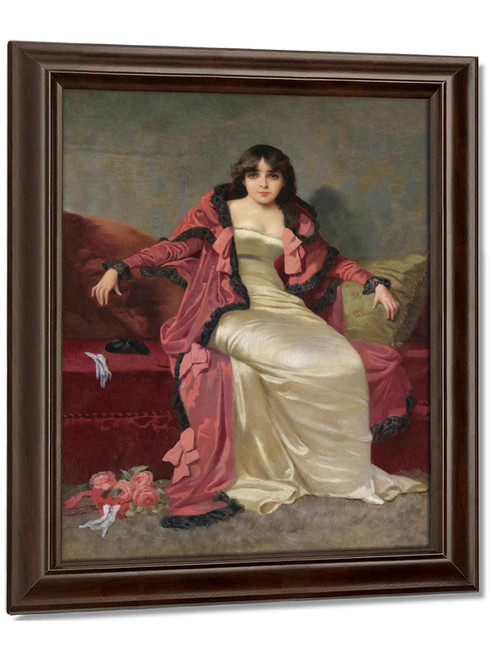 Portrait Of An Elegant Lady by Vincent Stiepevich Portrait Of An Elegant Lady by Vincent Stiepevich
