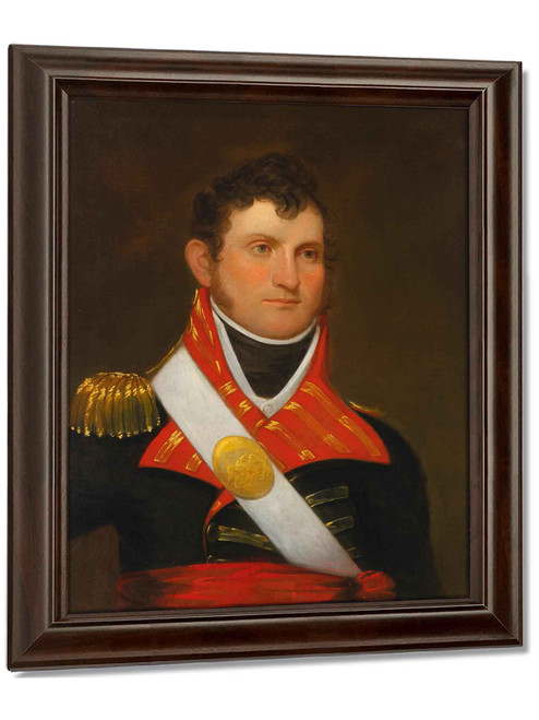 Portrait Of Captain John Crabbe by John Wesley Jarvis