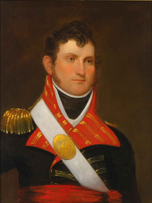 Portrait Of Captain John Crabbe by John Wesley Jarvis