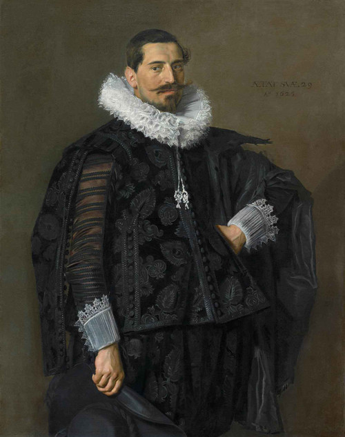 Portrait Of Jacob Olycan by Frans Hals