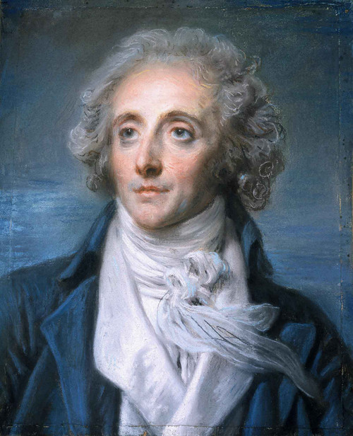 Portrait Of Nicolas Pierre Baptiste Anselme Called Baptiste Aîne by Jean Baptiste Greuze