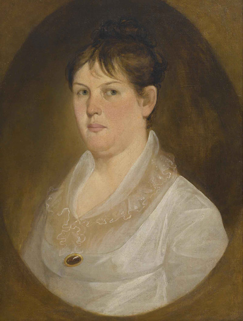 Portrait Of Sarah Ingersoll Sanford by John Wesley Jarvis