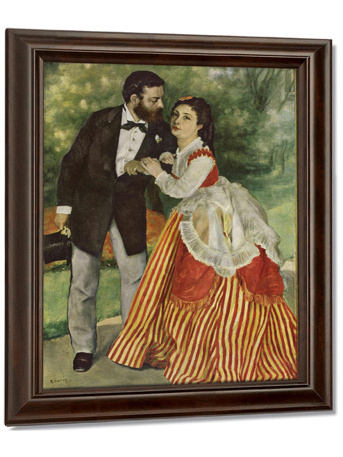 Porträt Des Ehepaares Sisley by Alfred Sisley