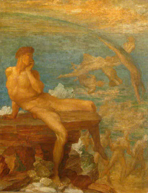 Genius Of Greek Poetry By George Frederic Watts English 1817 1904