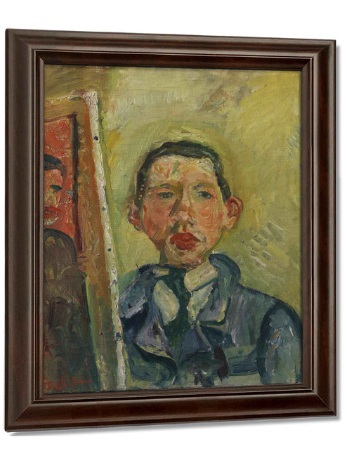 Self Portrait Ca 1918 by Chaim Soutine
