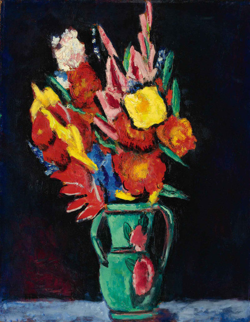 Still Life With Flowers by Marsden Hartley