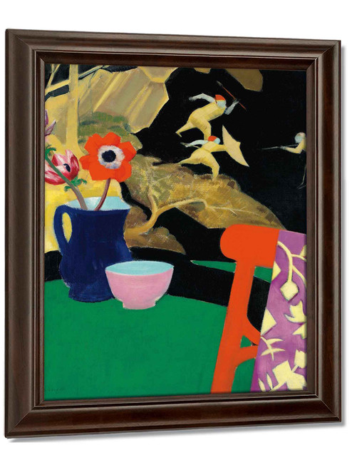 Still Life With Lacquer Screen by Francis Campbell Bolleau Cadell