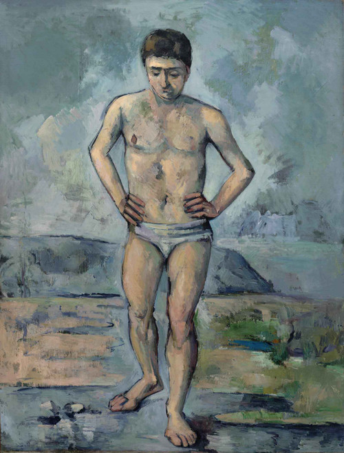 The Bather by Paul Cezanne