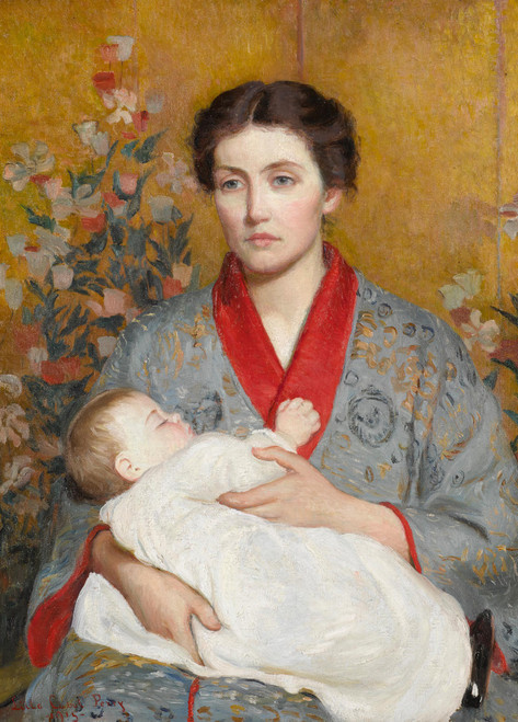 The Blue Kimono by Lilla Cabot Perry