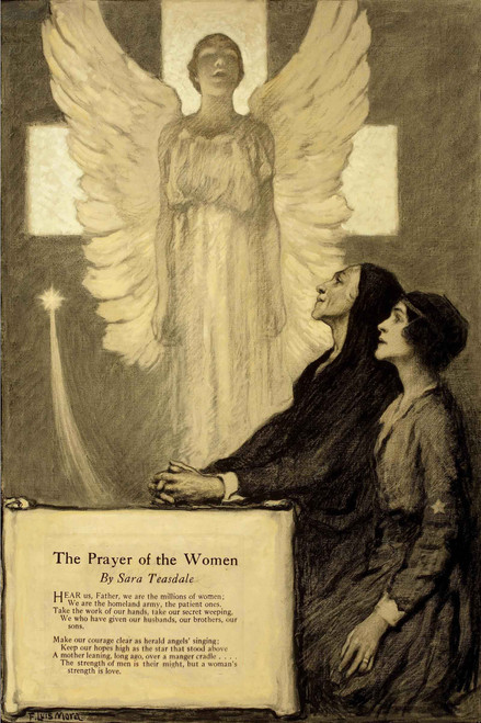 The Prayer Of The Women by Francis Luis Mora