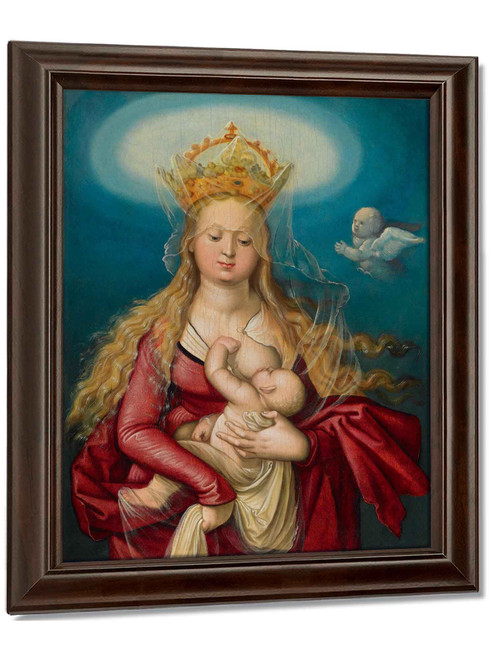 The Virgin As Queen Of Heaven Suckling The Infant Christ by Hans Baldung Grien