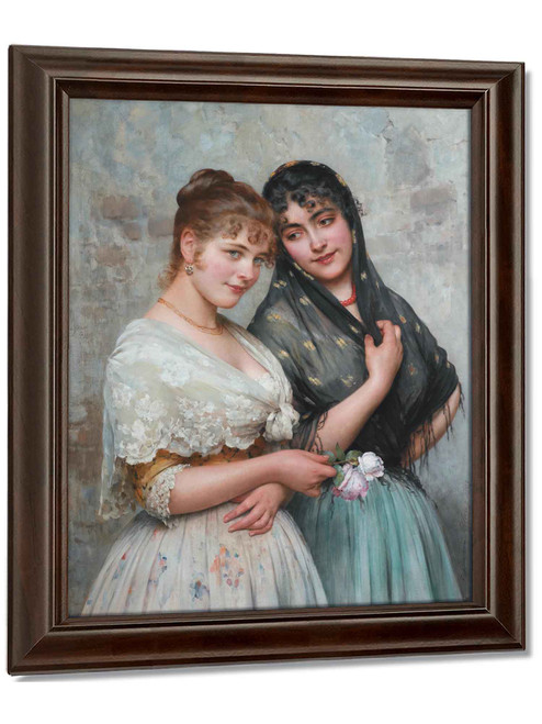 Two Venetian Women by Eugene De Blaas