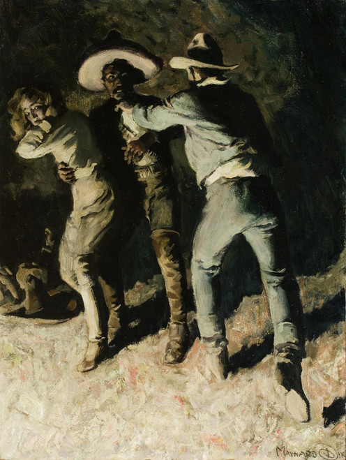 Western Story Illustration by Maynard Dixon Western Story Illustration by Maynard Dixon