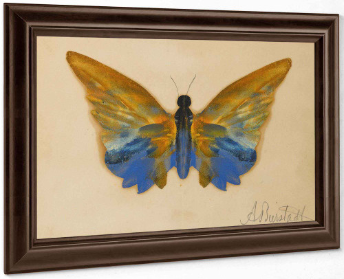 Albert Bierstadt Butterfly by Albert Bierstadt