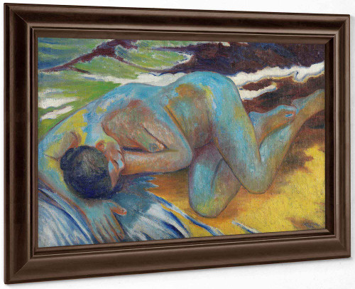 Blue Nude Ca 1908 by Mikhail Larionov
